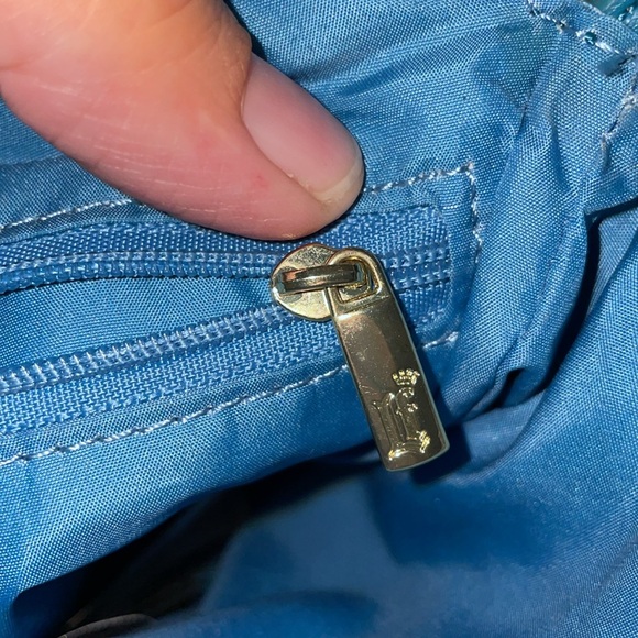 Loungefly rare LILO & stitch Elviscrossbody NwOT damage at left corner blue teal - Picture 9 of 9